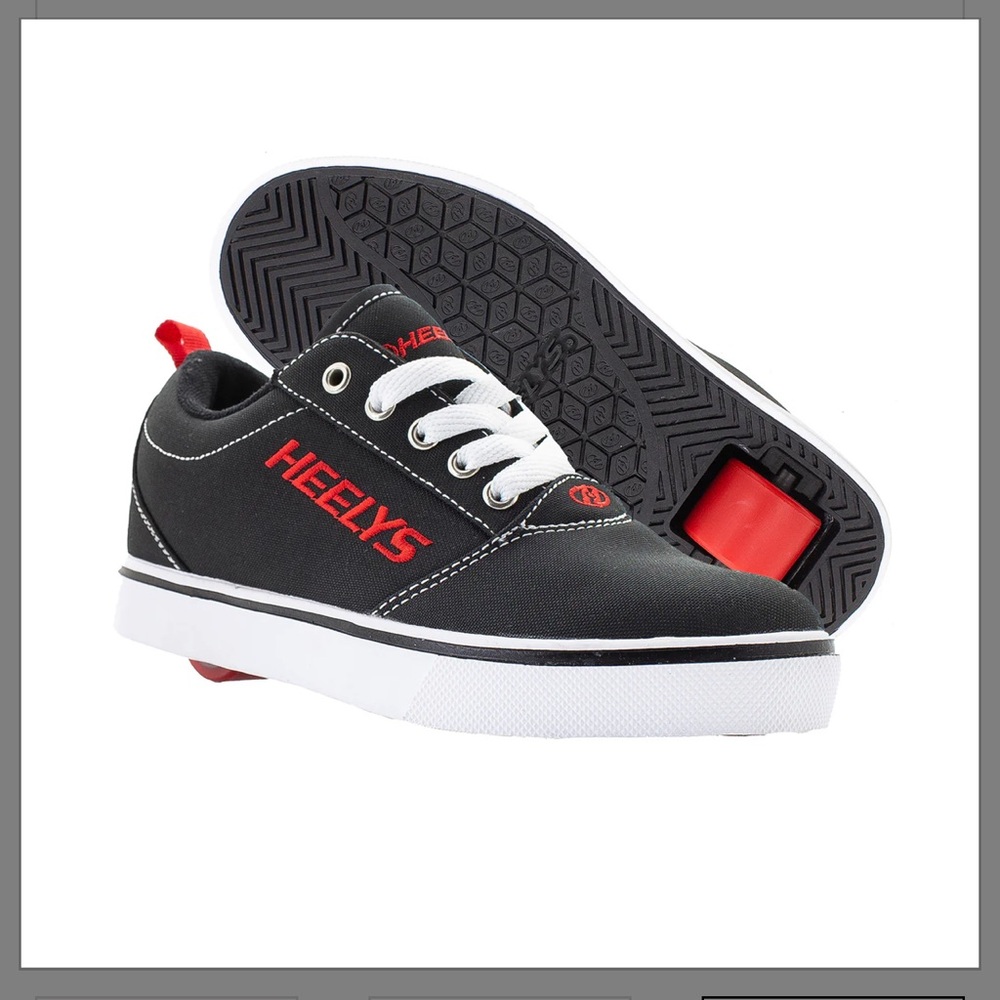 Heelys Black and Red Skate Shoes